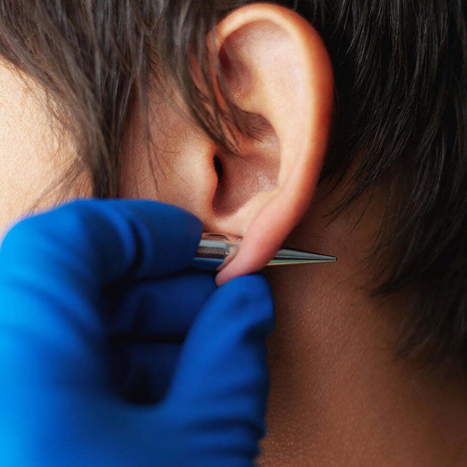 Kit de Túneles de Oreja Awinrel Acero Inoxidable 0g (8mm) Plata