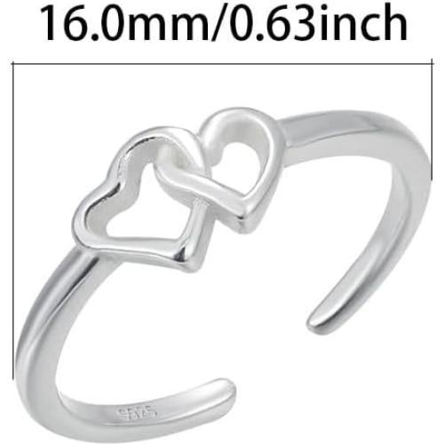 Anillo de dedo del pie ajustable Plata Esterlina 925 AIBELOPY