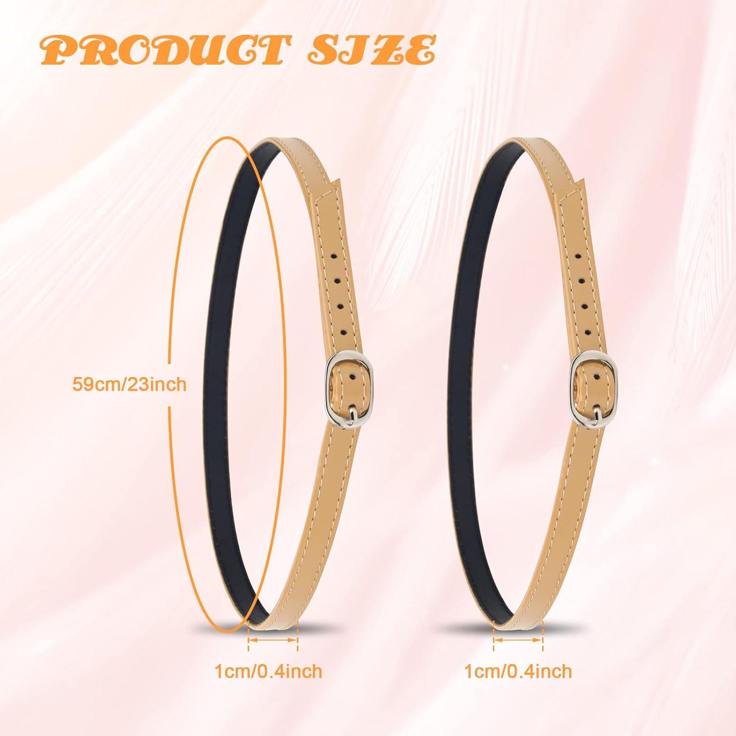 Correas Desmontables de PU para Tacones Altos AHIER - Albaricoque