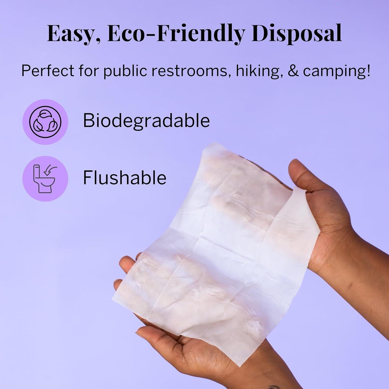 Toallitas Menstruales Biodegradables Pixie Cup - 20 Unidades