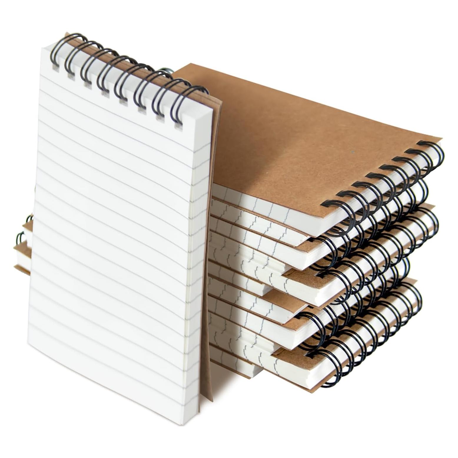 Juego de 12 Cuadernos Espiralados Wavamawa 3x5 Rayados