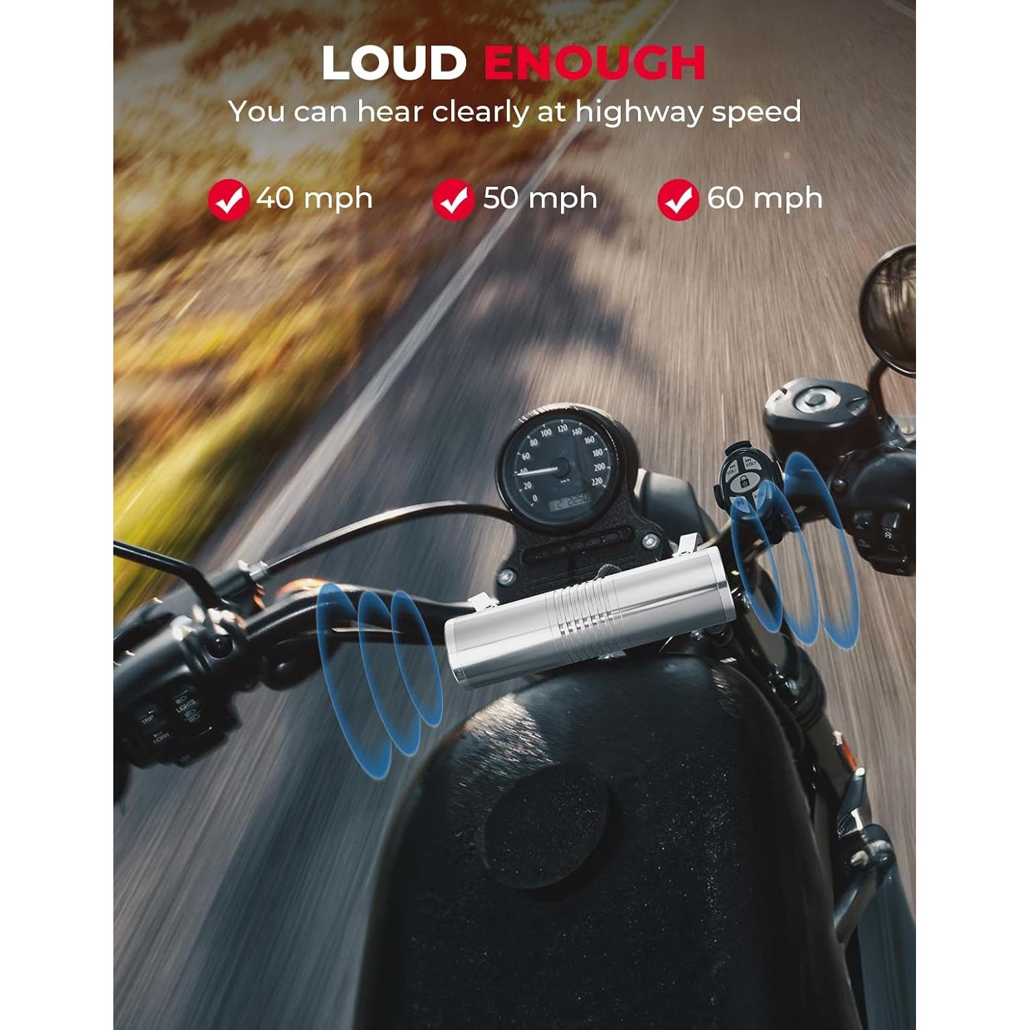 Altavoz Estéreo KEMIMOTO para Motocicleta Impermeable 60W