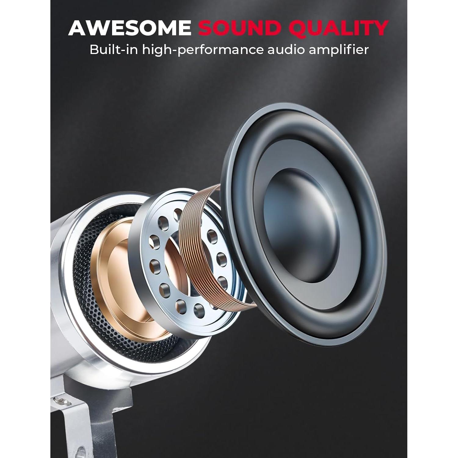 Altavoz Estéreo KEMIMOTO para Motocicleta Impermeable 60W