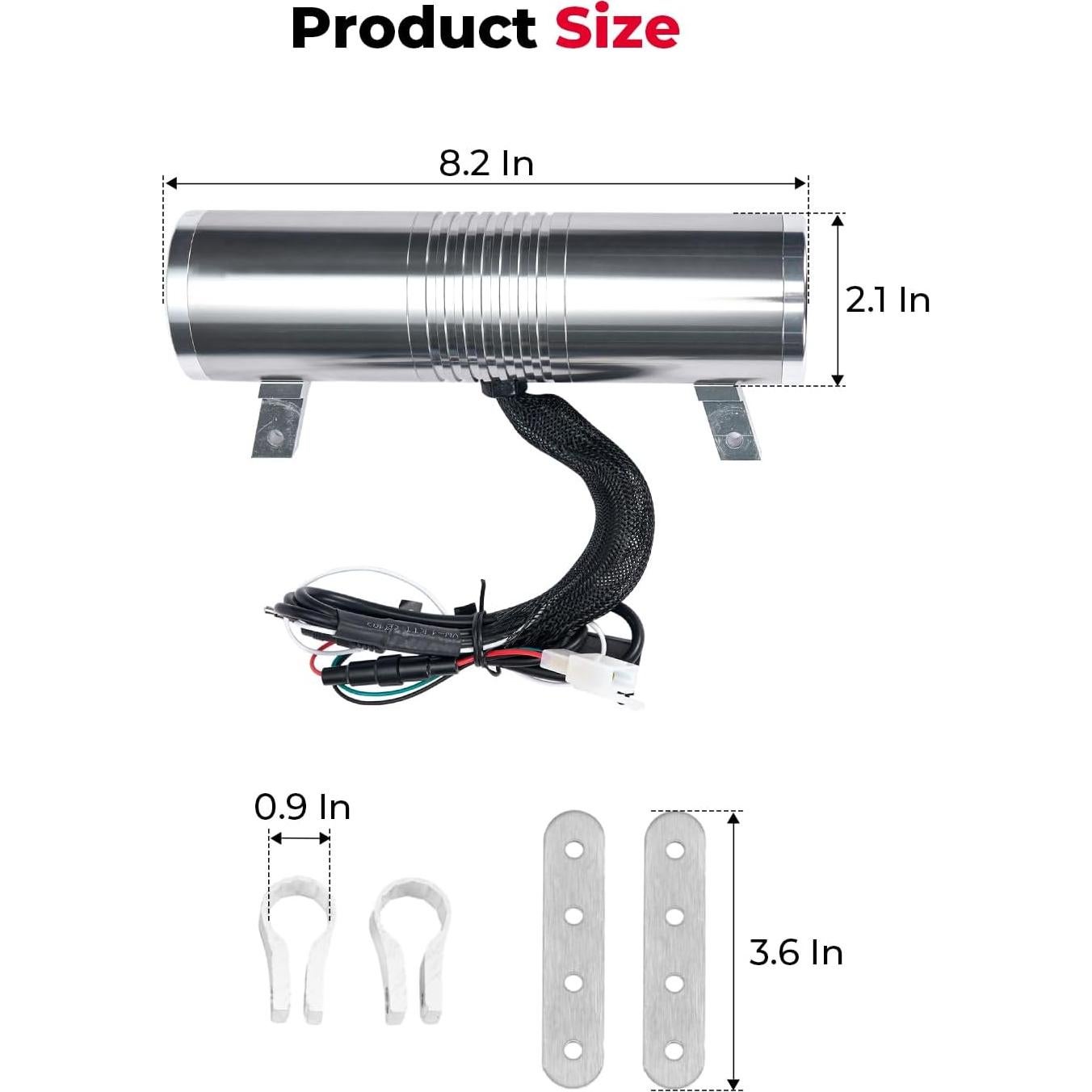 Altavoz Estéreo KEMIMOTO para Motocicleta Impermeable 60W