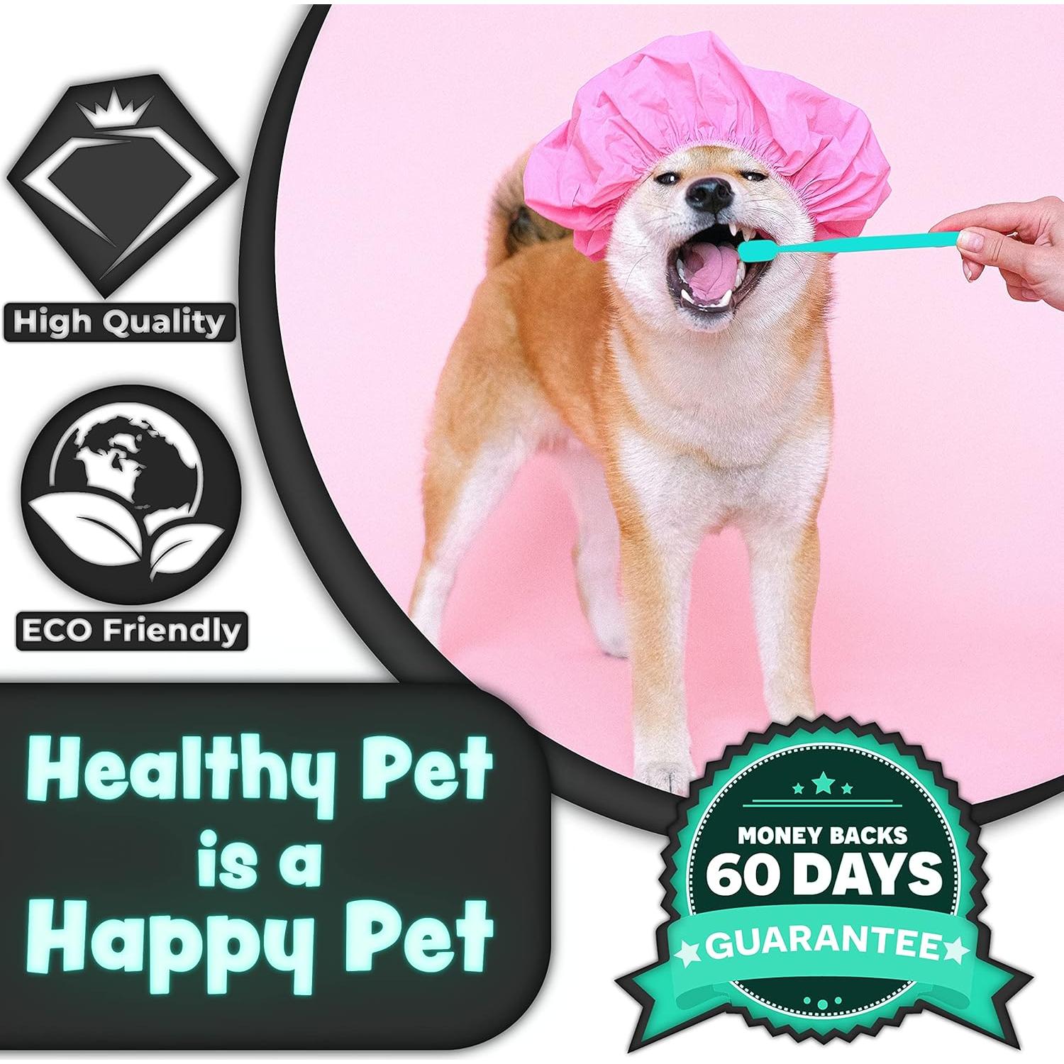 Cepillo de Dientes H&H Mascotas para Perros y Gatos Pequeños - 4 Unidades