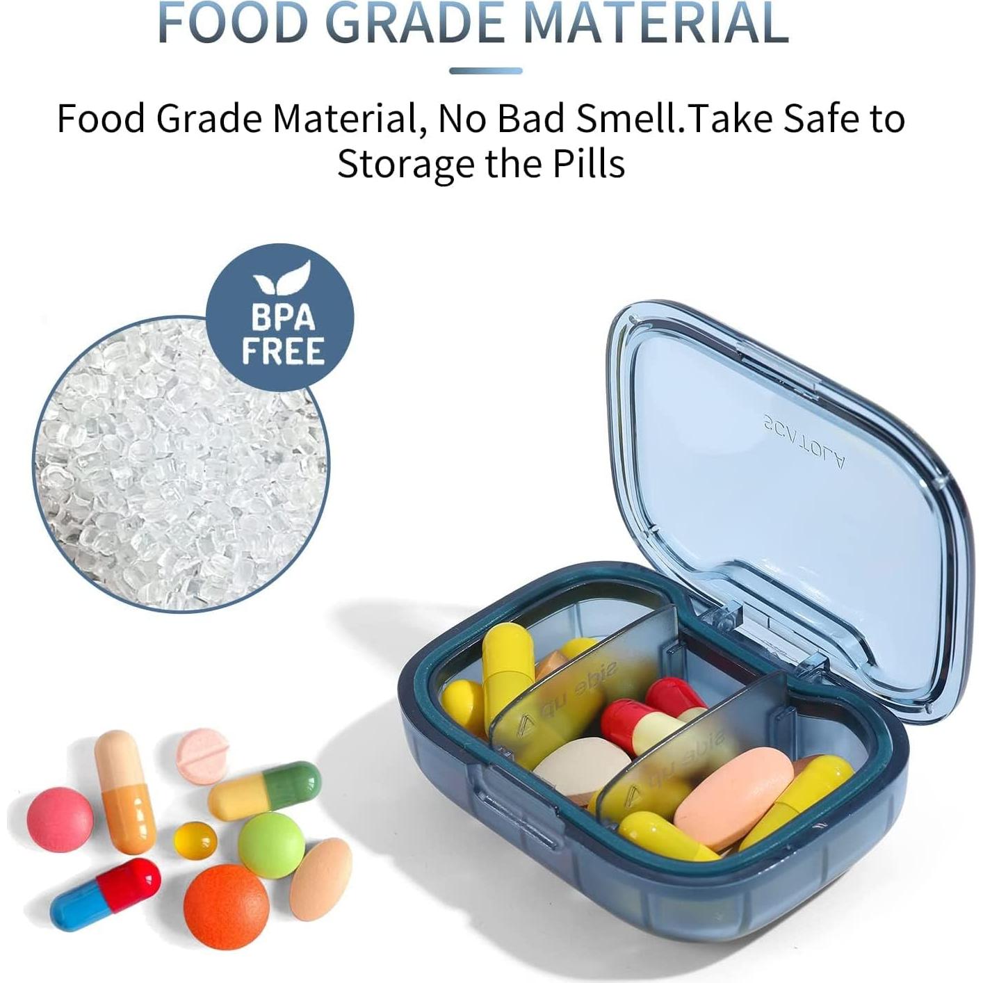 Caja de Pastillas KANGYAN 3 Compartimentos a Prueba de Humedad