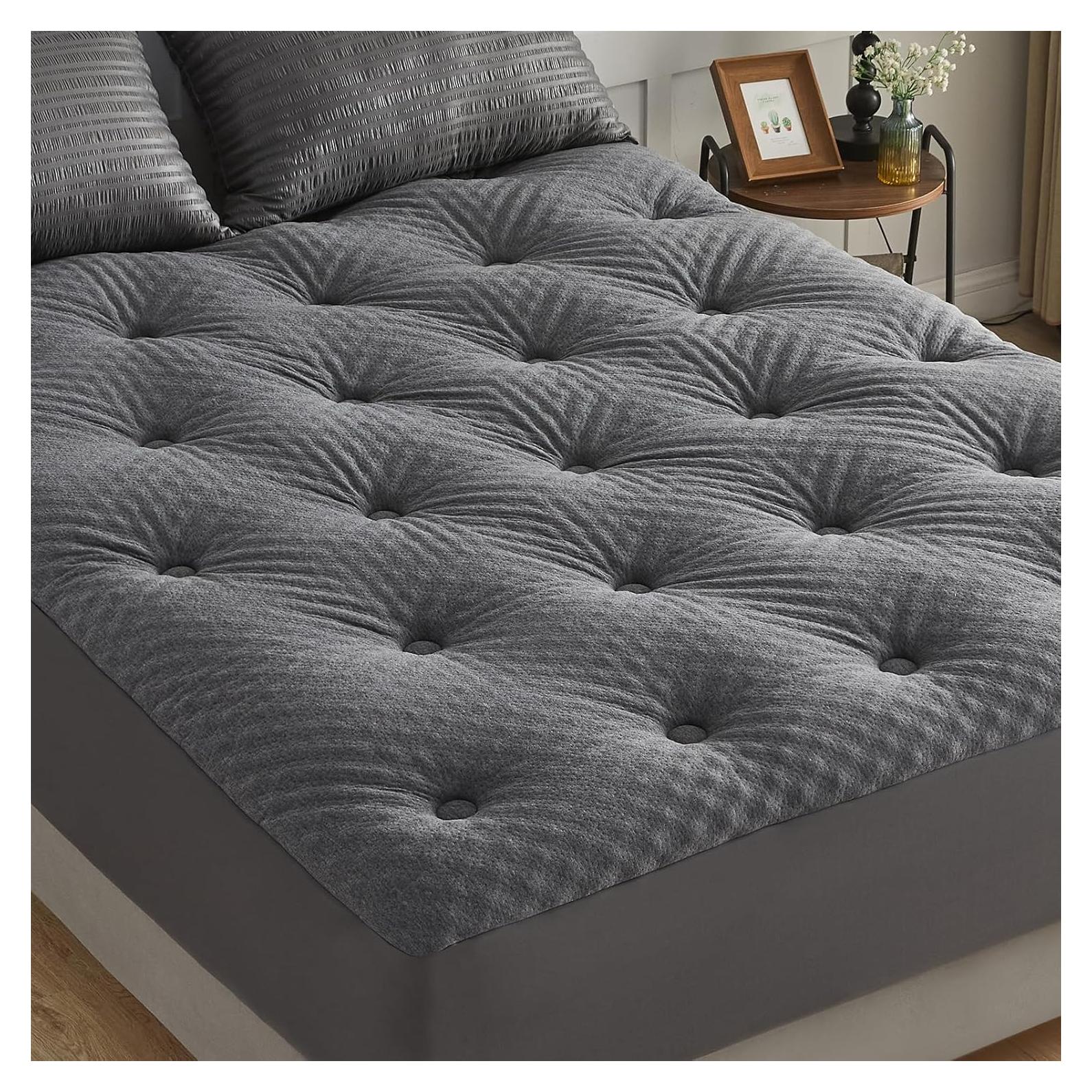 Cubierta de Colchón Twin QUIETSEA Espuma de Memoria Impermeable