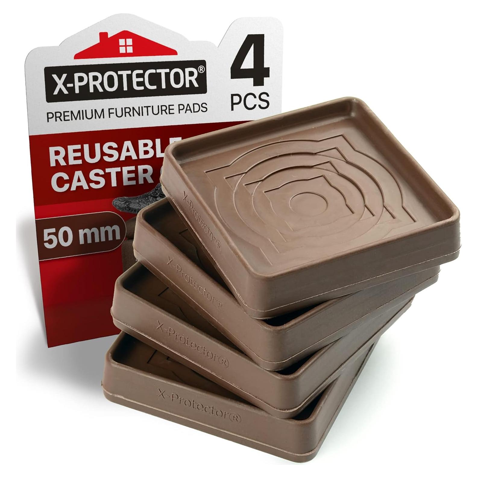 Tazas de Muebles X-PROTECTOR 4 PCS Goma Antideslizantes 5.08 cm