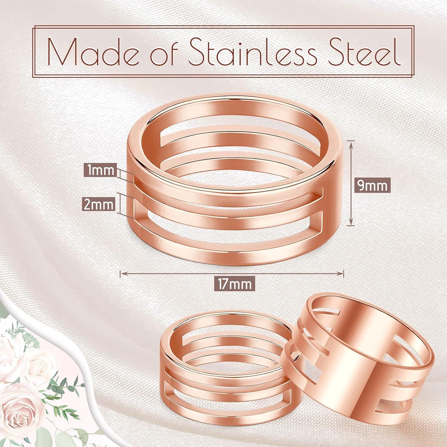 Hicarer 2 Piezas Abridores de Anillos de Salto Acero Inoxidable