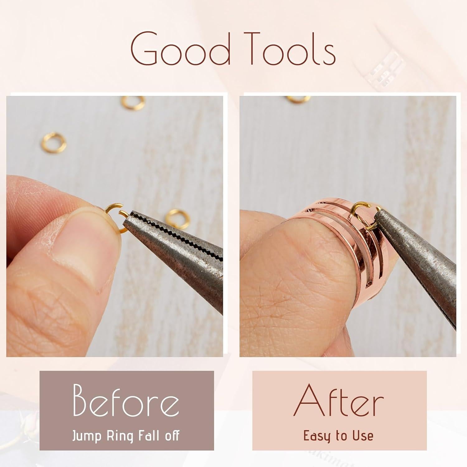 Hicarer 2 Piezas Abridores de Anillos de Salto Acero Inoxidable