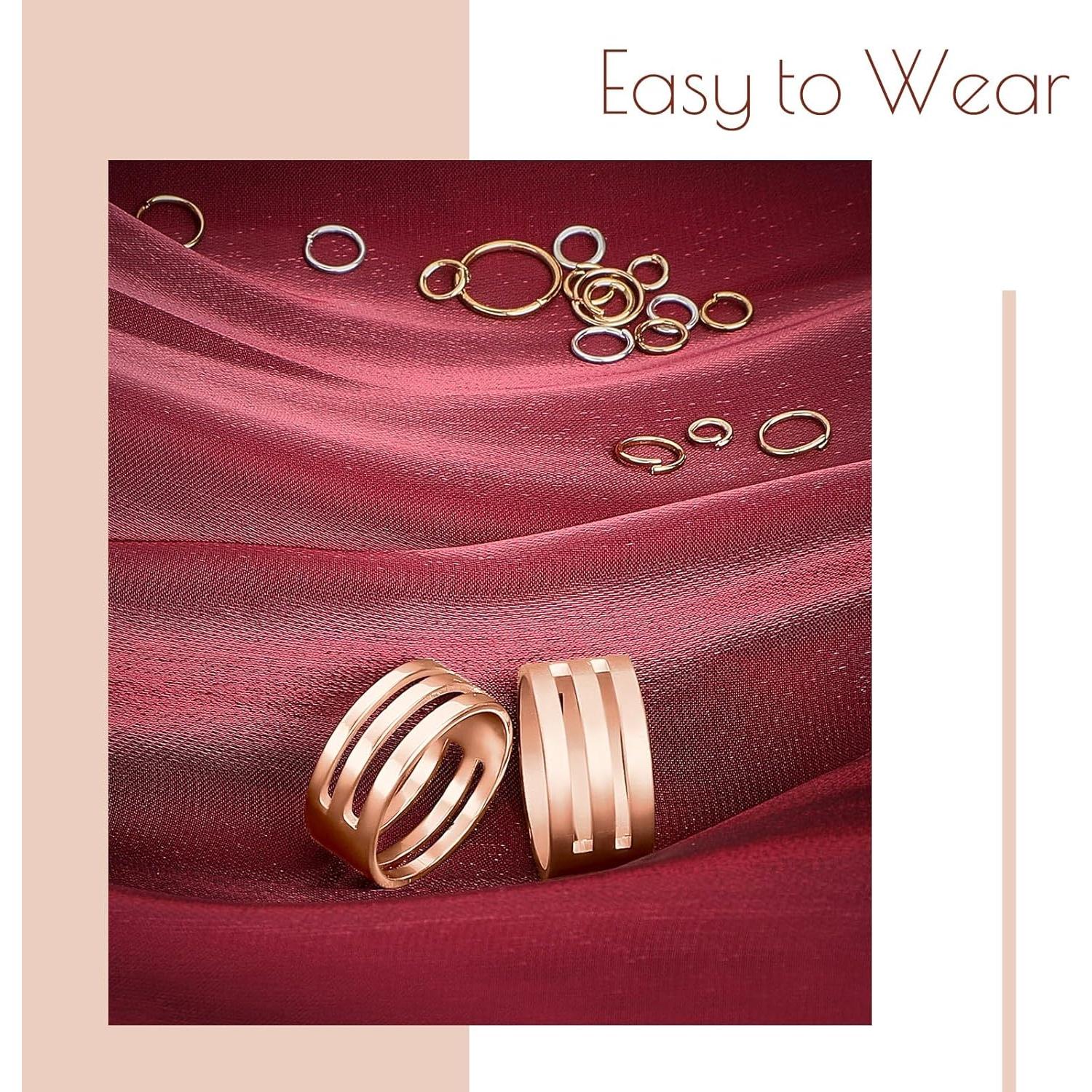 Hicarer 2 Piezas Abridores de Anillos de Salto Acero Inoxidable