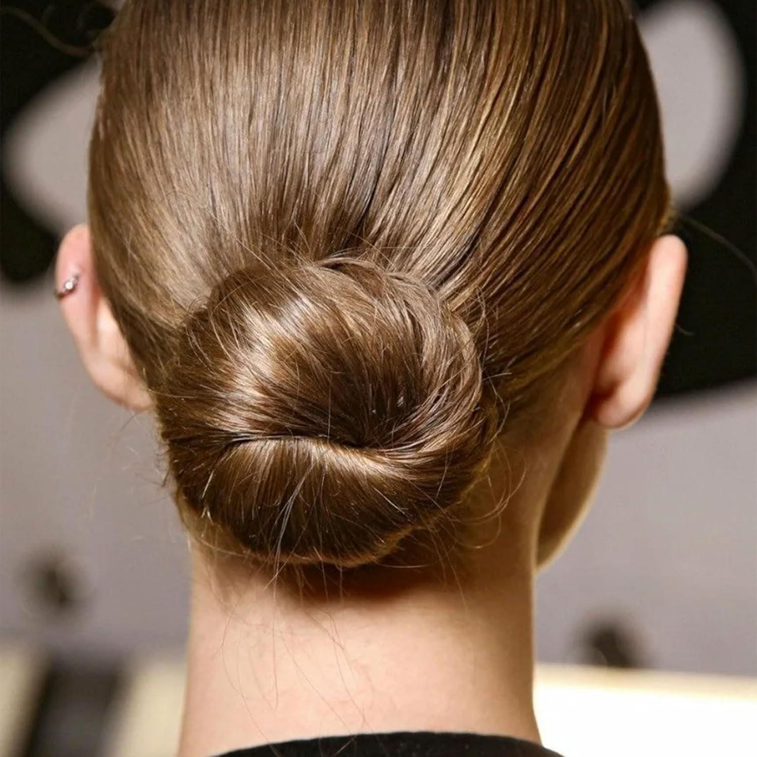 2 Esponjas Hacer Moño de Cabello SmallCat - Negro, 2 Tamaños