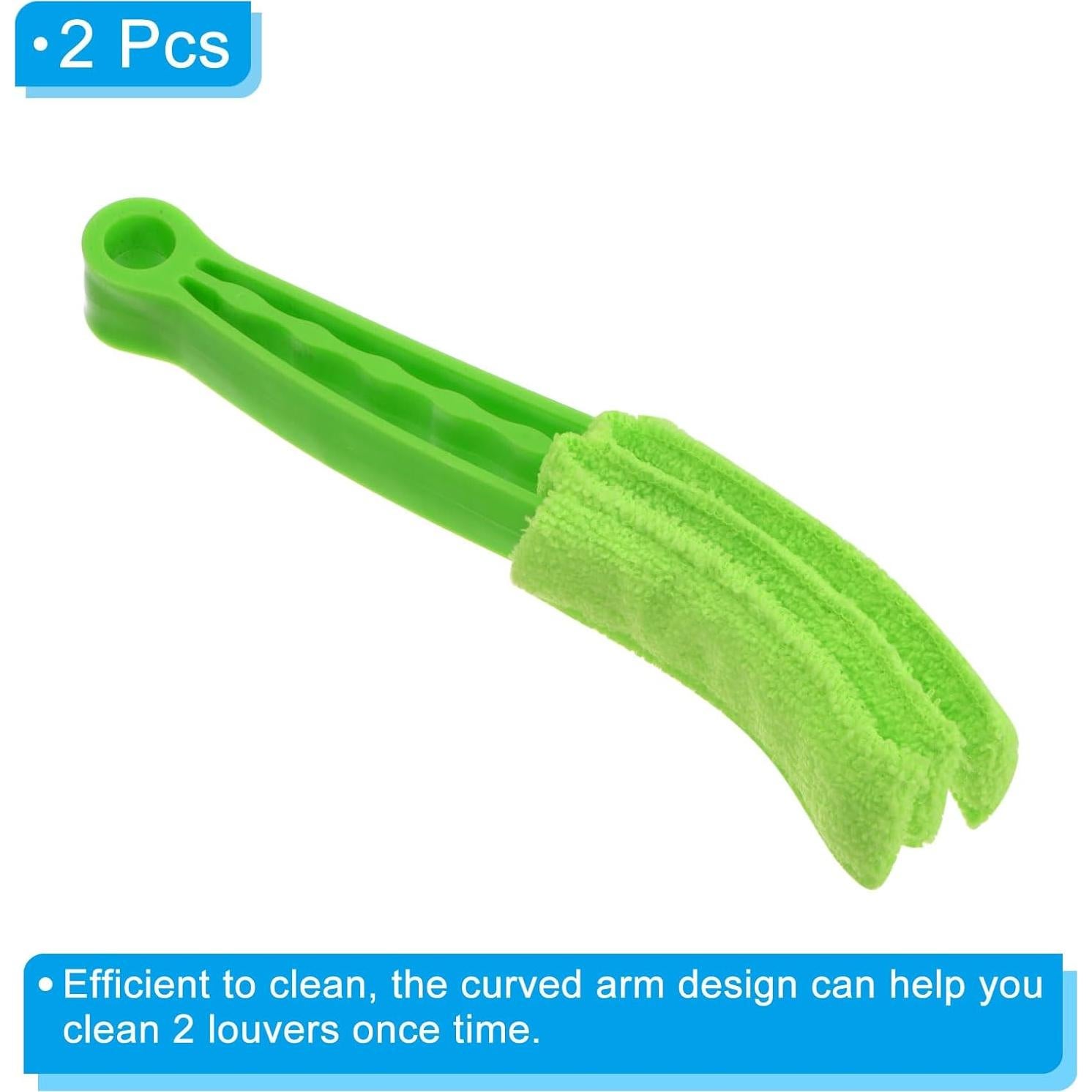 Limpiador de Persianas PATIKIL Verde 2 Pcs 21cm Eficiente