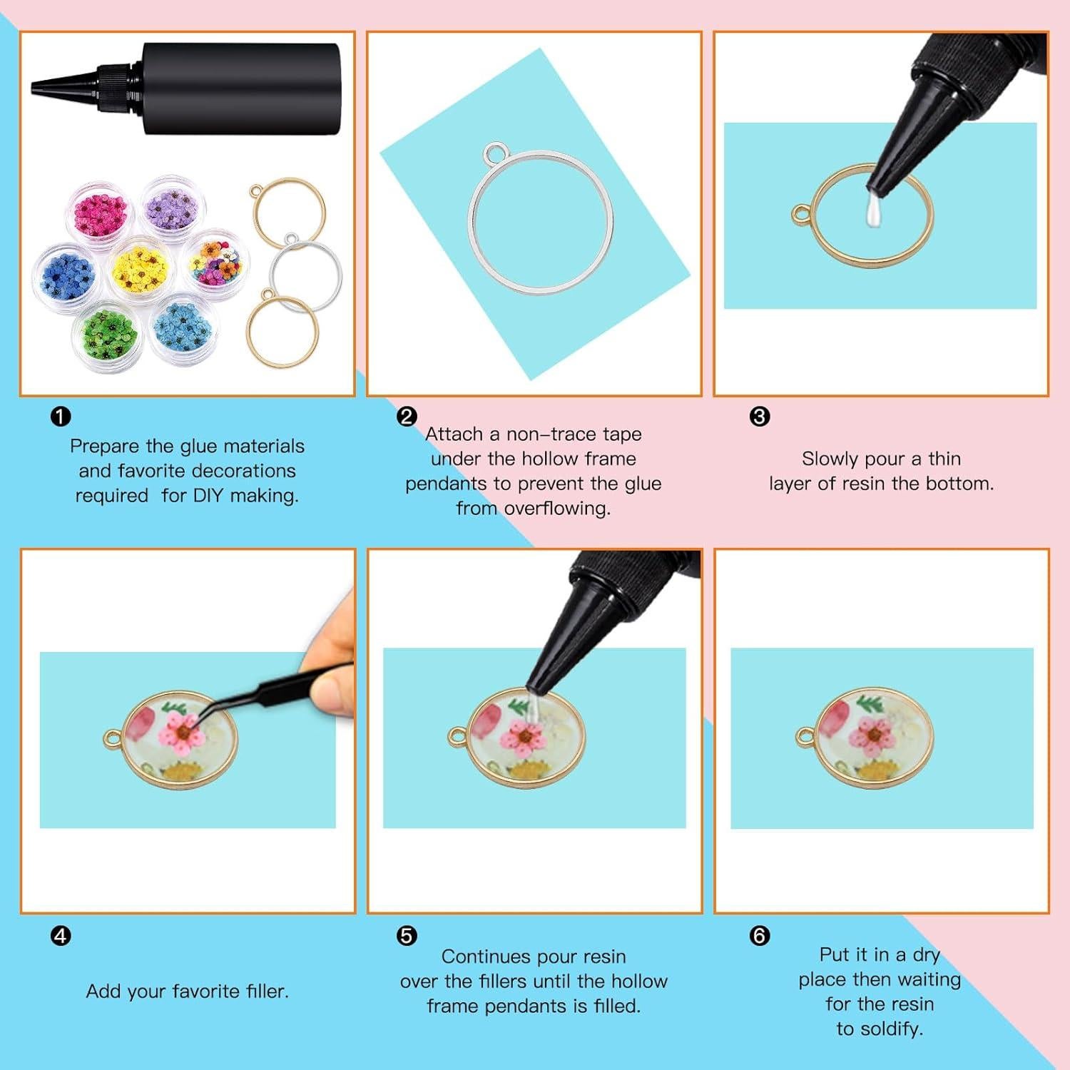 40 Colgantes Abiertos Oubaka para Joyería en 2 Colores y 10 Estilos