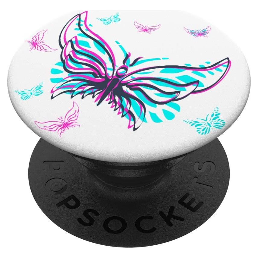 Cubierta Pop de teléfono con soporte mariposa PopSockets