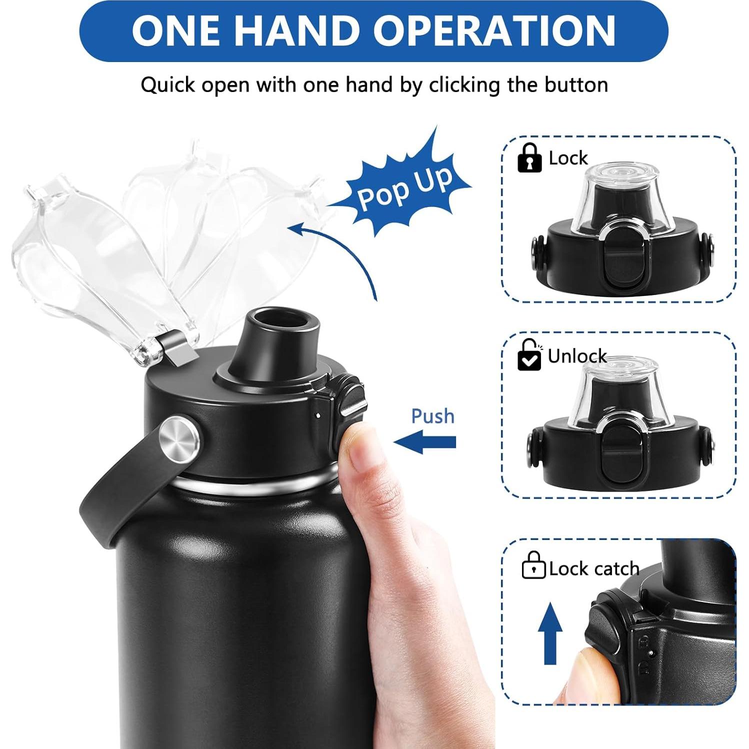 Tapa Abatible XACIOA para Botellas Hydro Flask 12-64 oz