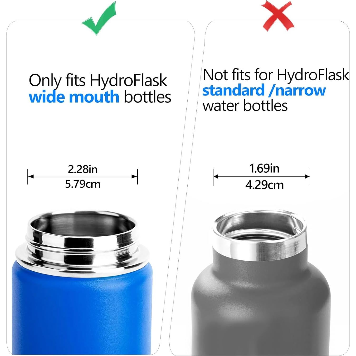 Tapa Abatible XACIOA para Botellas Hydro Flask 12-64 oz