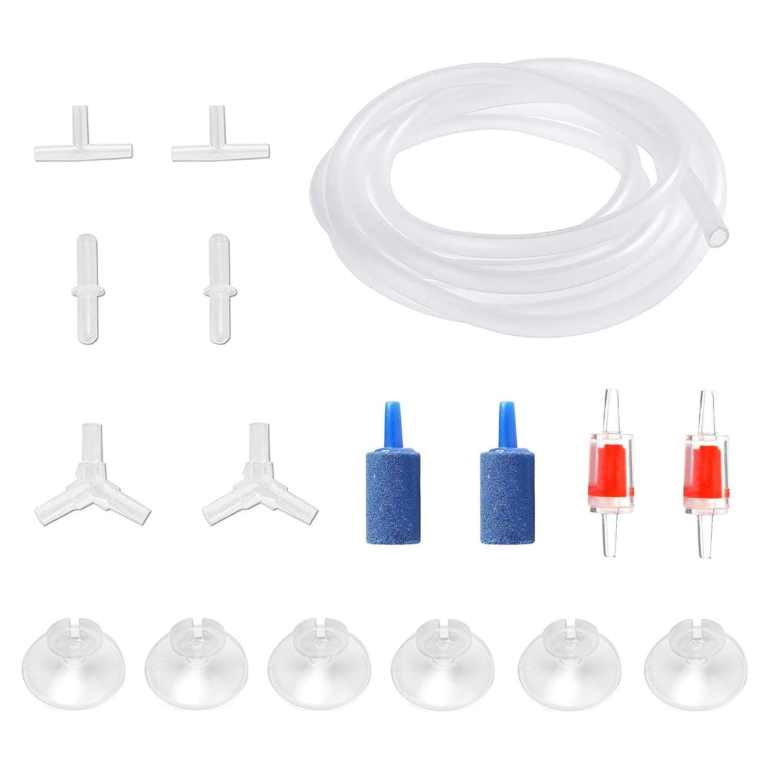 Kit Accesorios Bomba Aire Acuario DeKago 17 Piezas 4.57m