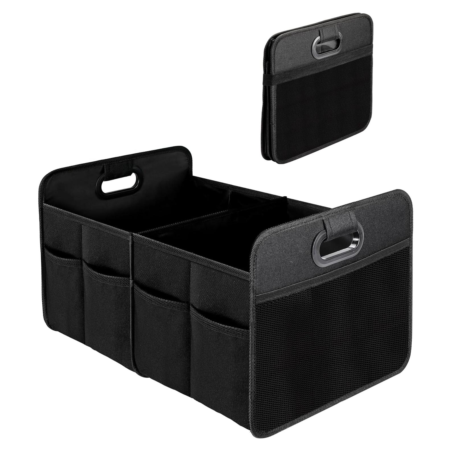 Organizador de Maletero de Coche YSSOA 2 Compartimentos Negro