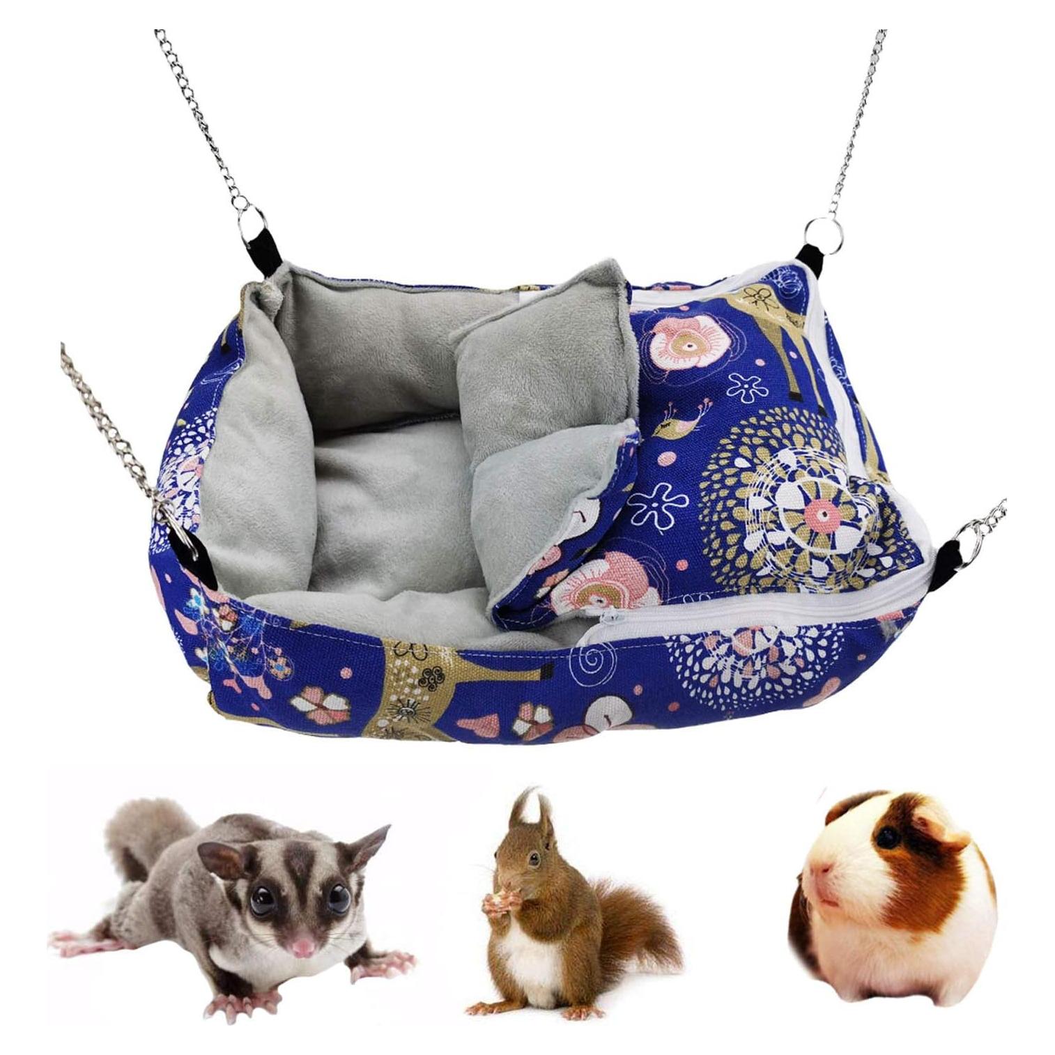 Cama para Hámster MuYaoPet Azul 34.8x24.9 cm Suave