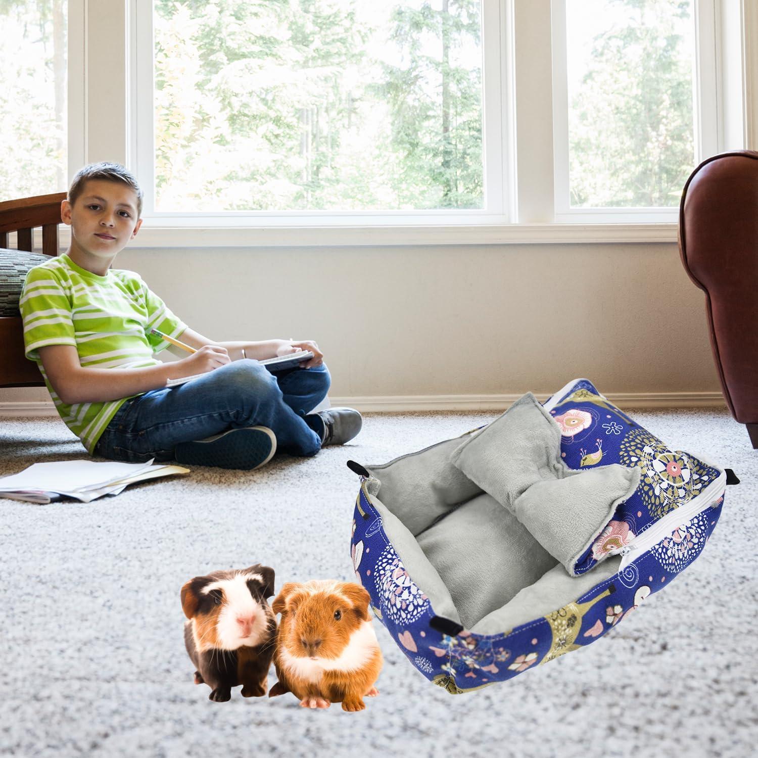 Cama para Hámster MuYaoPet Azul 34.8x24.9 cm Suave