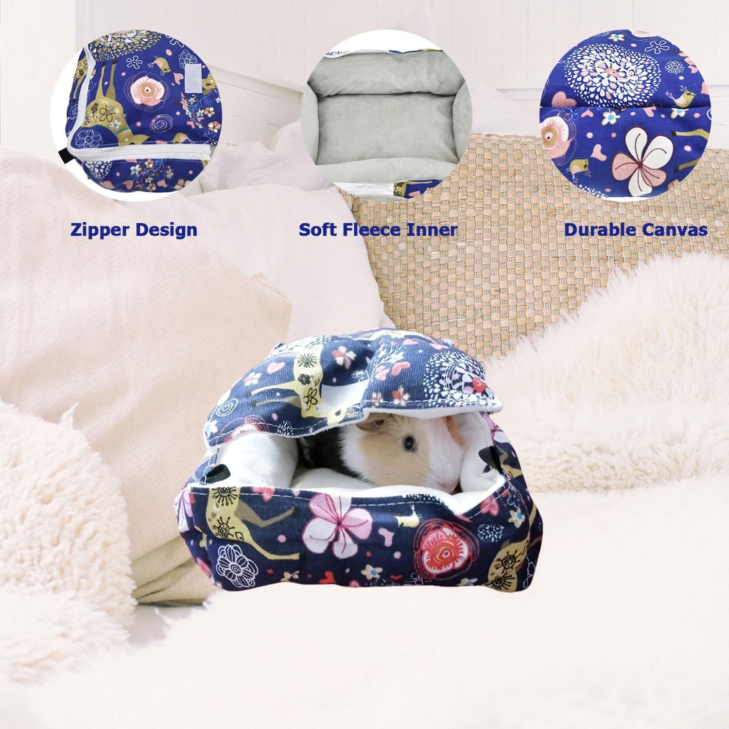 Cama para Hámster MuYaoPet Azul 34.8x24.9 cm Suave