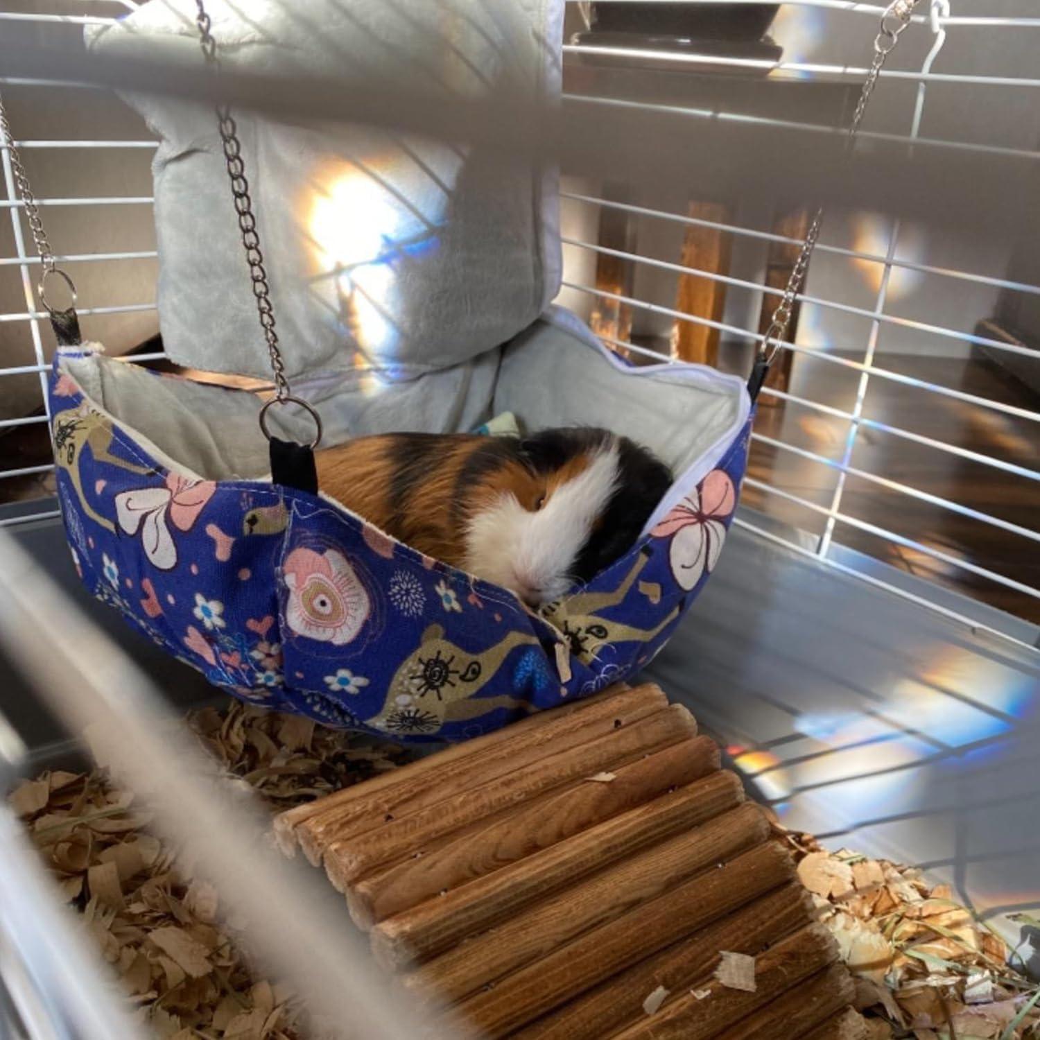 Cama para Hámster MuYaoPet Azul 34.8x24.9 cm Suave