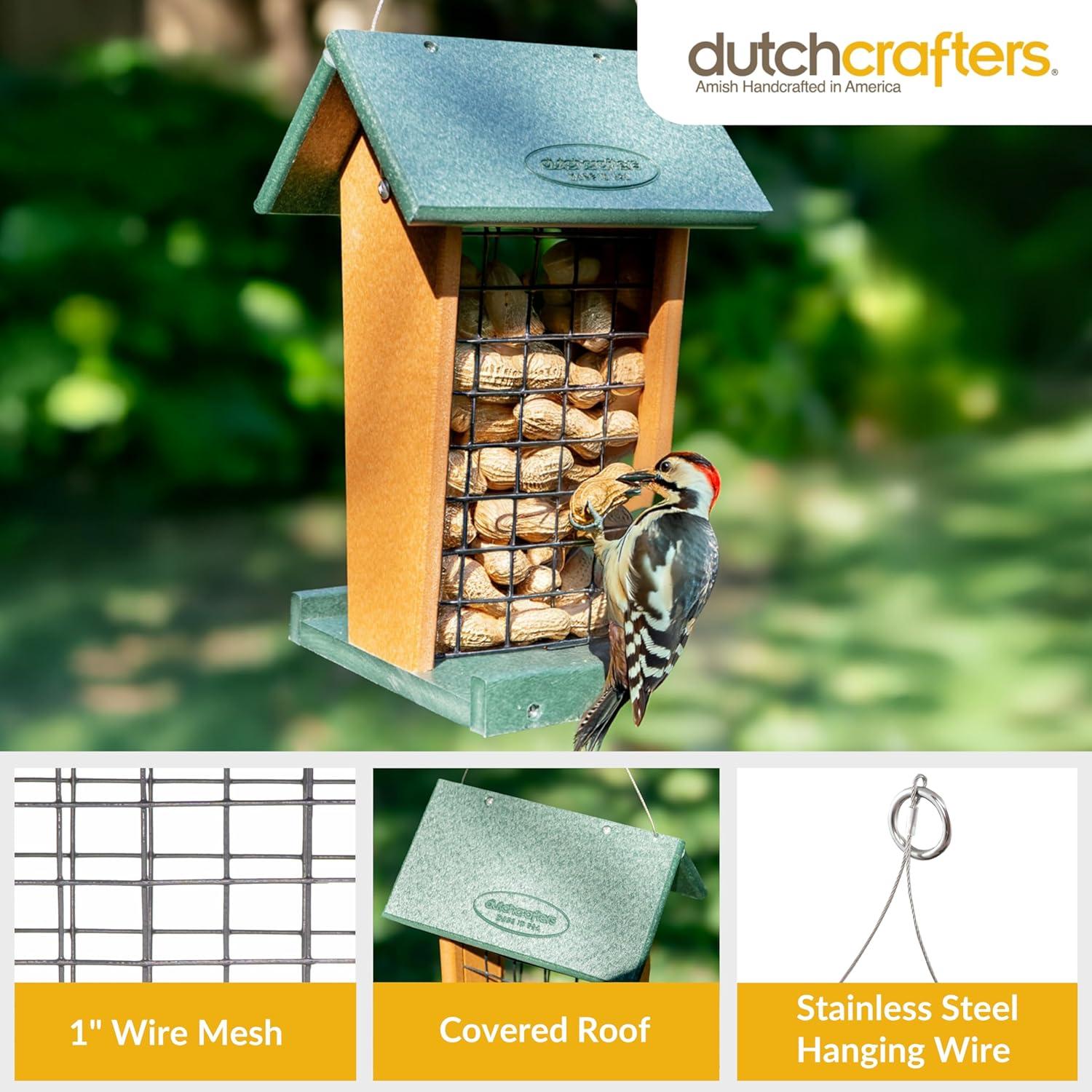 Comedero colgante para aves grandes DutchCrafters - Cacahuetes