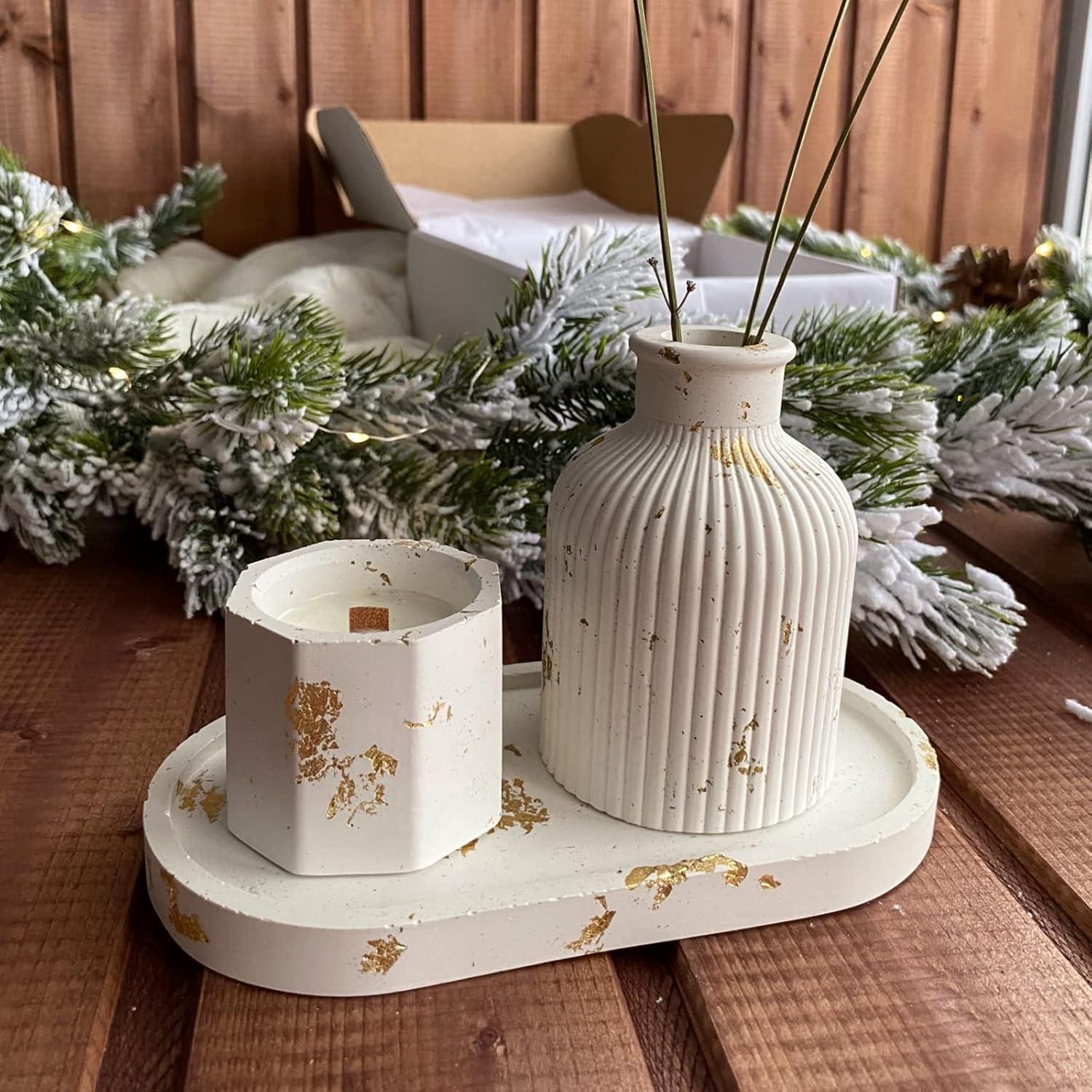 Juego de Moldes de Silicona TOPYS para Velas y Macetas