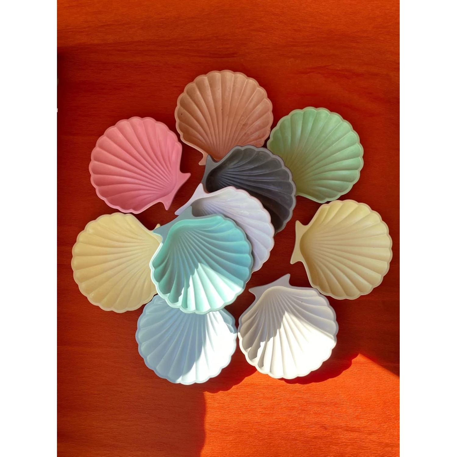 Molde de Silicona para Velas y Joyería TOPYS Concha 11x11 cm