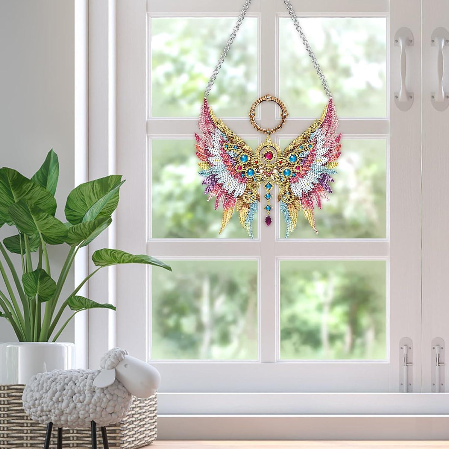 Kit de Pintura de Diamante Scettar 2 Piezas Alas de Ángel