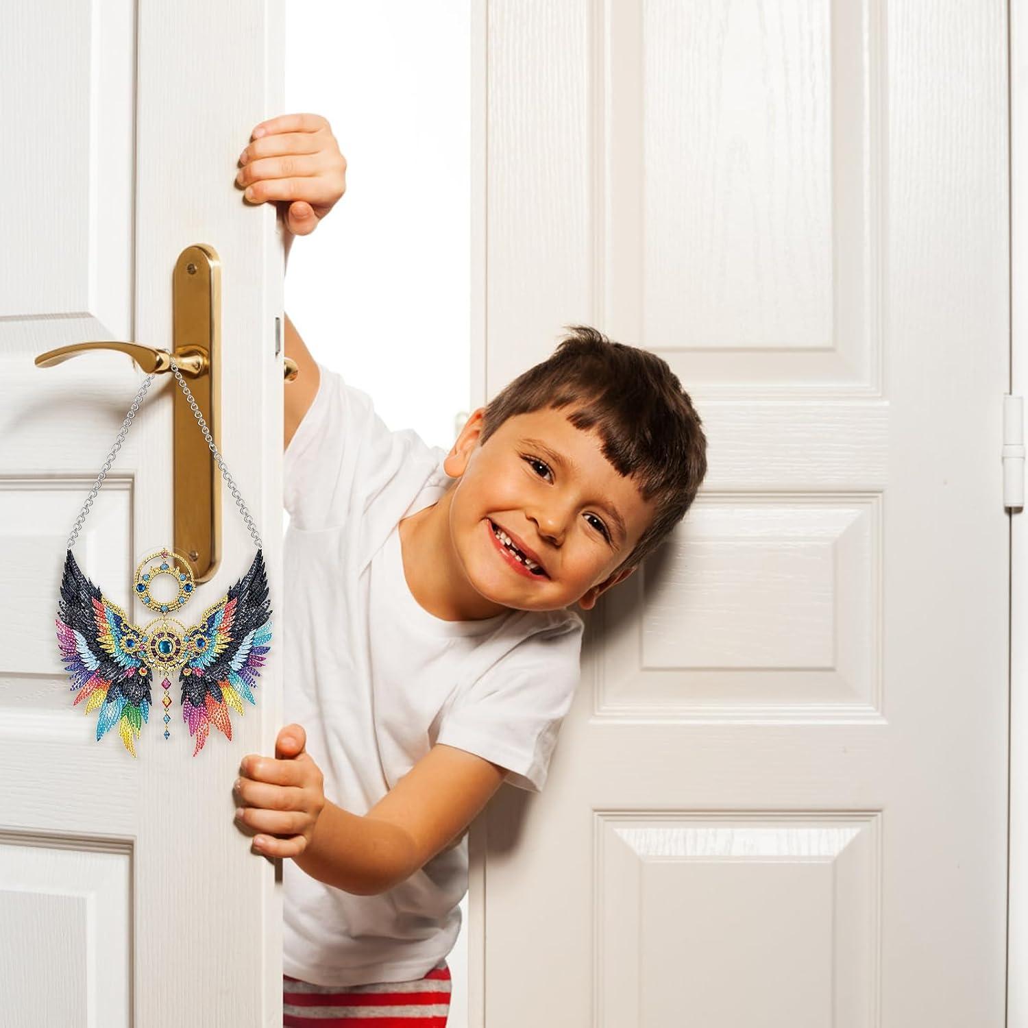 Kit de Pintura de Diamante Scettar 2 Piezas Alas de Ángel