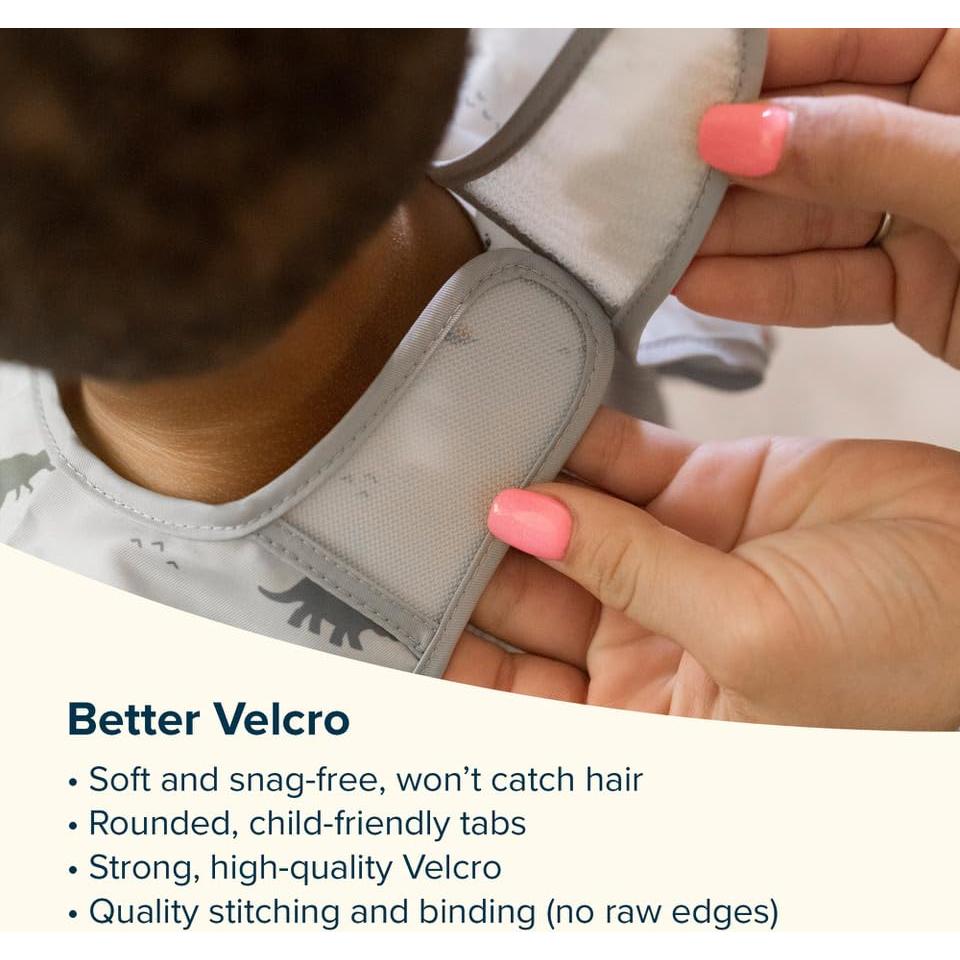 Baberos impermeables con mangas Tiny Twinkle 2pk 6-24 meses