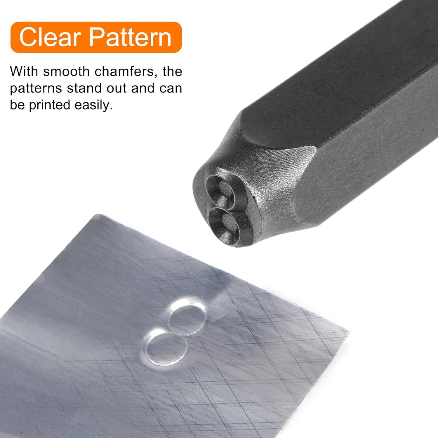 Juego de Sellos Numéricos HARFINGTON 9 Piezas 1.5mm Acero