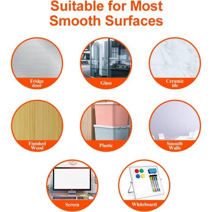 Notas Adhesivas Borrables MVISUAL 10x10 cm y 12.7x17.8 cm