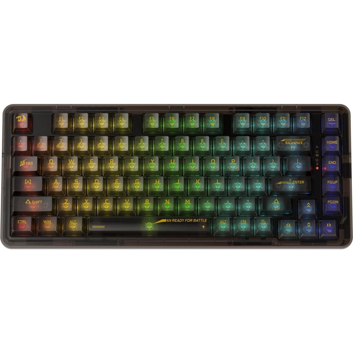 Teclado Mecánico Inalámbrico Redragon K649 PRO 82 Teclas RGB