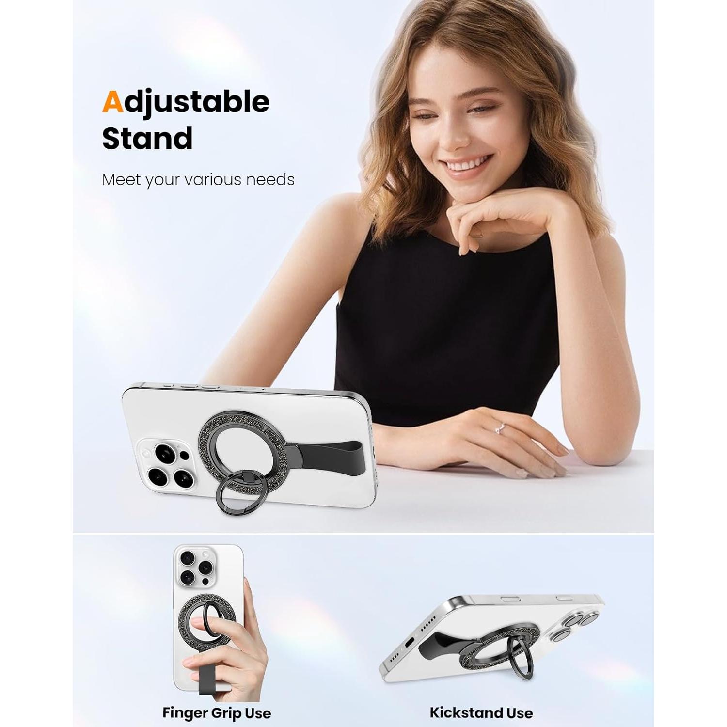 Soporte de Anillo Magnético Toycamp para iPhone 16/15/14/13/12