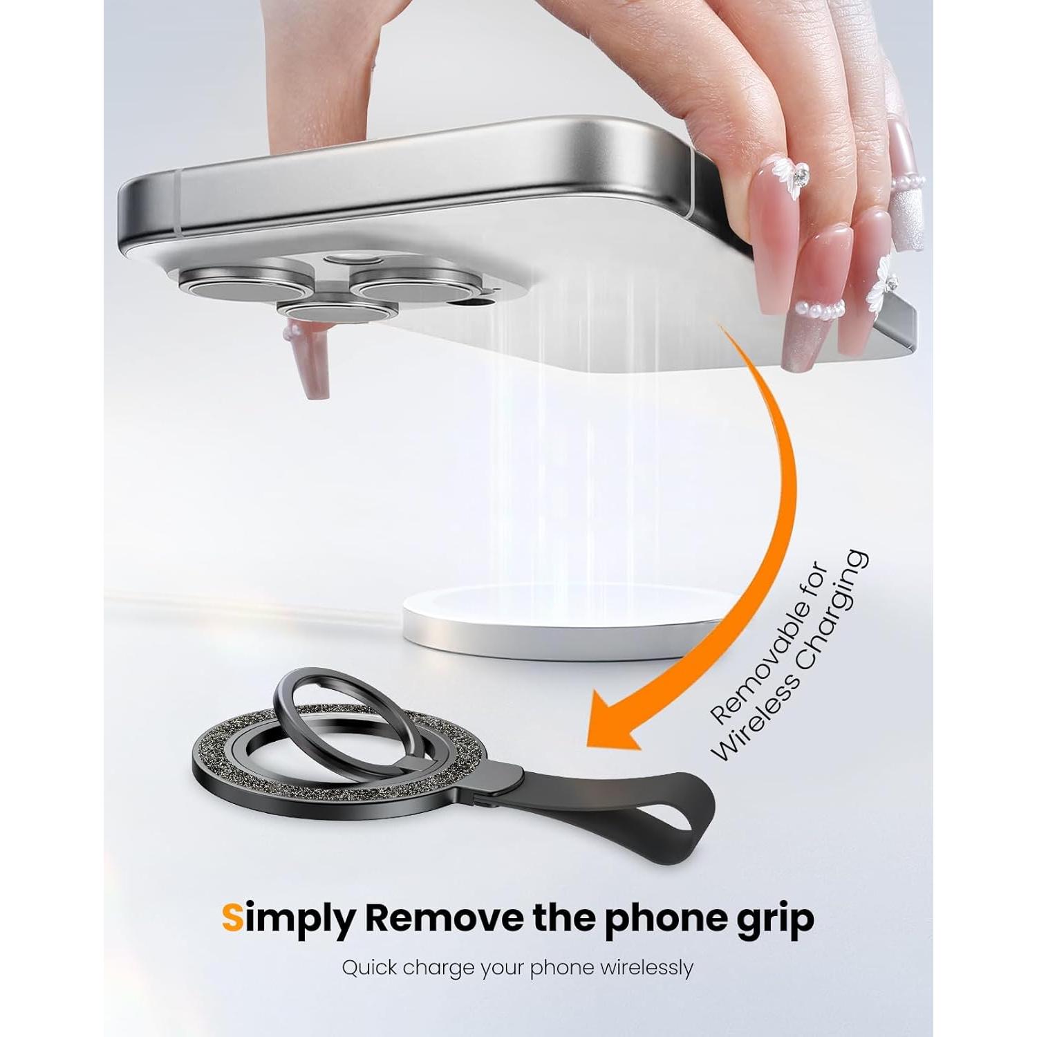 Soporte de Anillo Magnético Toycamp para iPhone 16/15/14/13/12