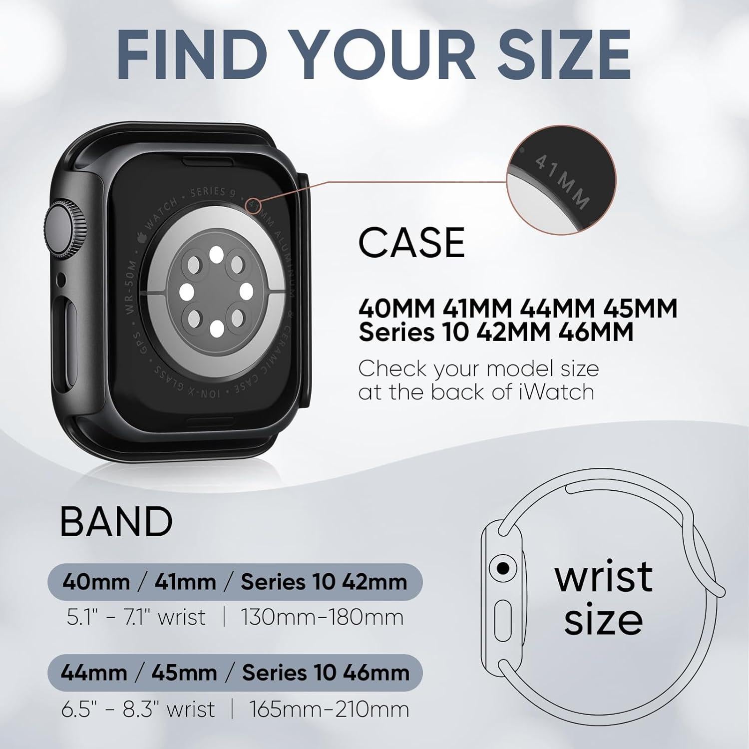 Banda Trenzada Elástica Butifacion para Apple Watch 40-46mm