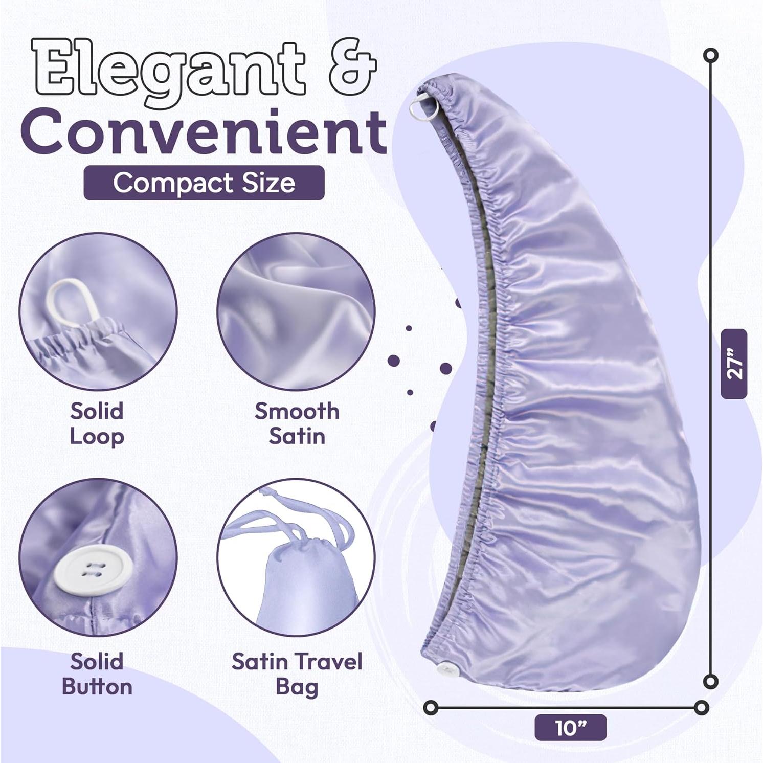 Juego de Toallas de Pelo de Microfibra NFliving - Negro