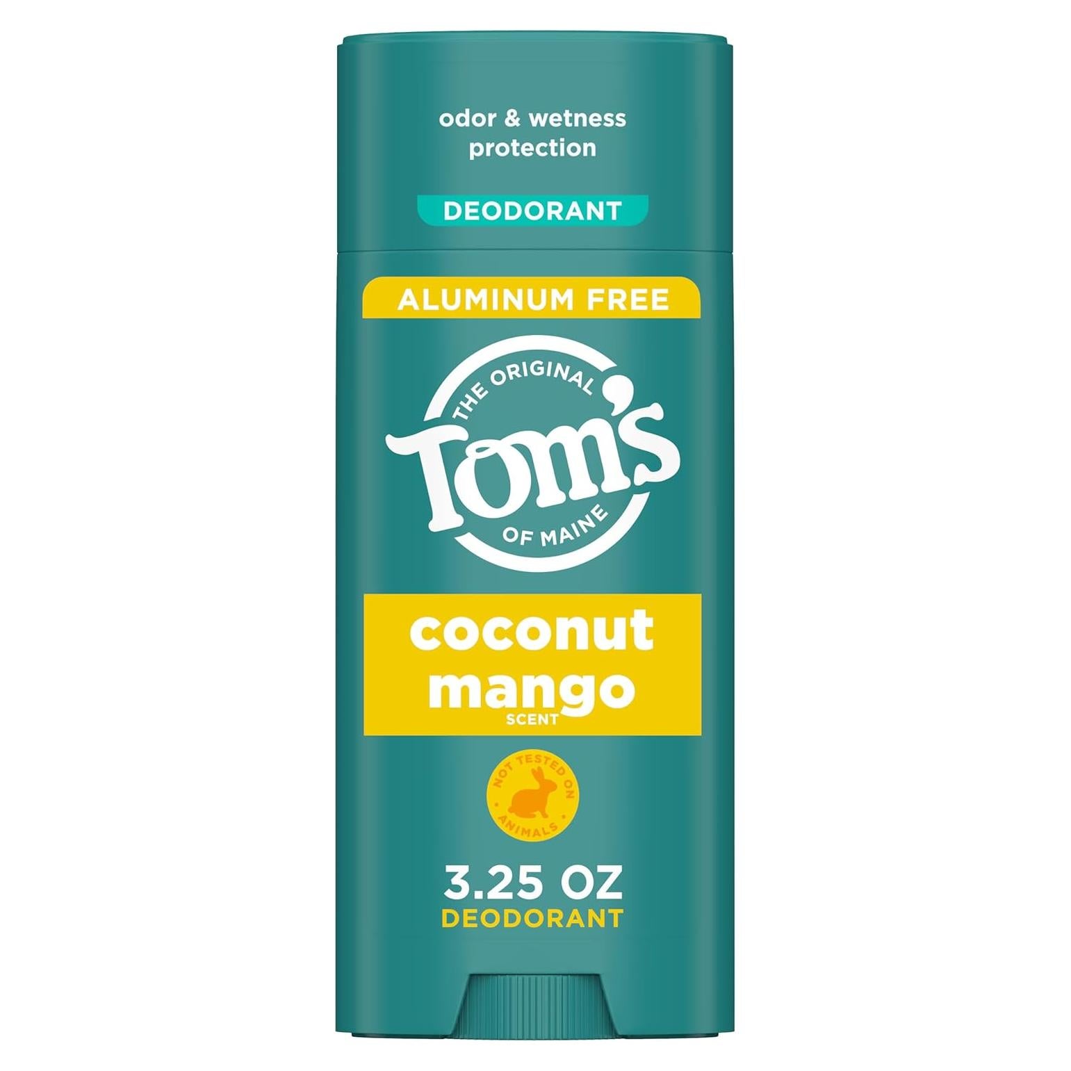 Desodorante Natural Tom's of Maine Coco y Mango 92.1 g Sin Aluminio