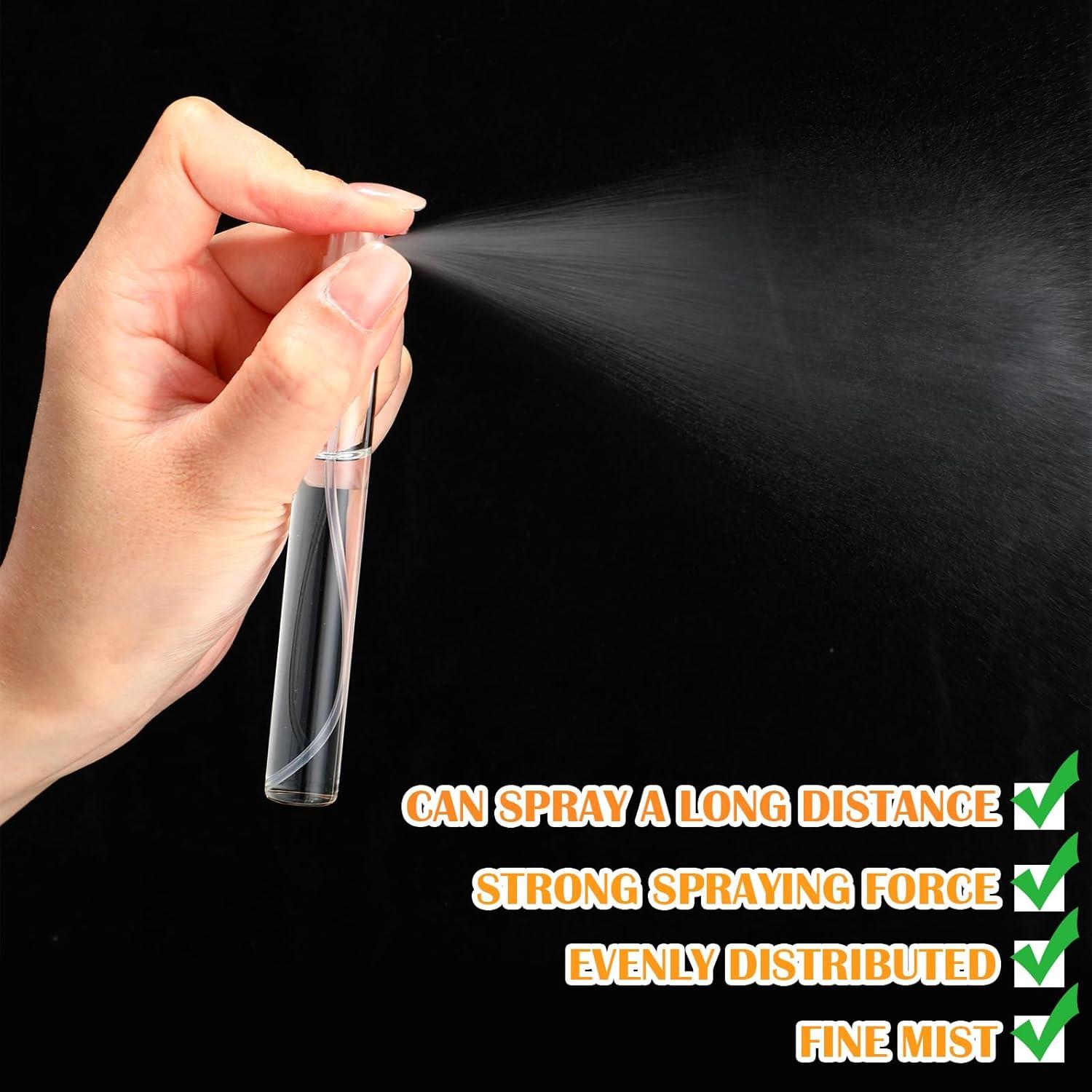 Tanlade 300 Mini Botellas Spray Vidrio 5ml y 10ml Recargables