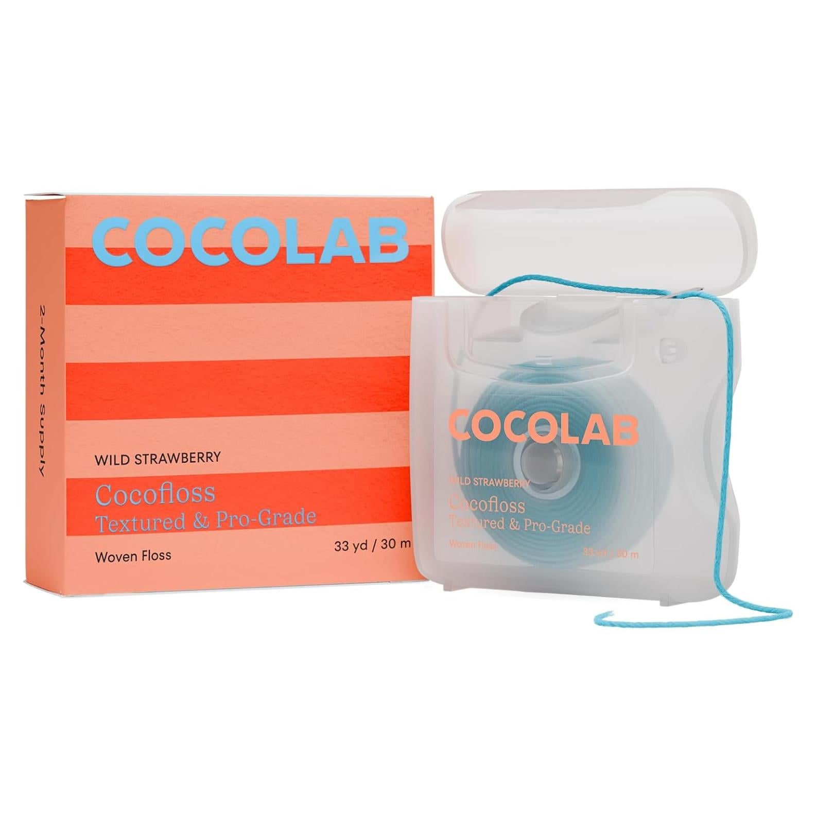 Hilo Dental Cocofloss 30.48m con Cera y Aceite de Coco