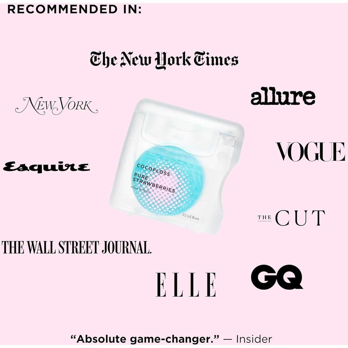 Hilo Dental Cocofloss 30.48m con Cera y Aceite de Coco