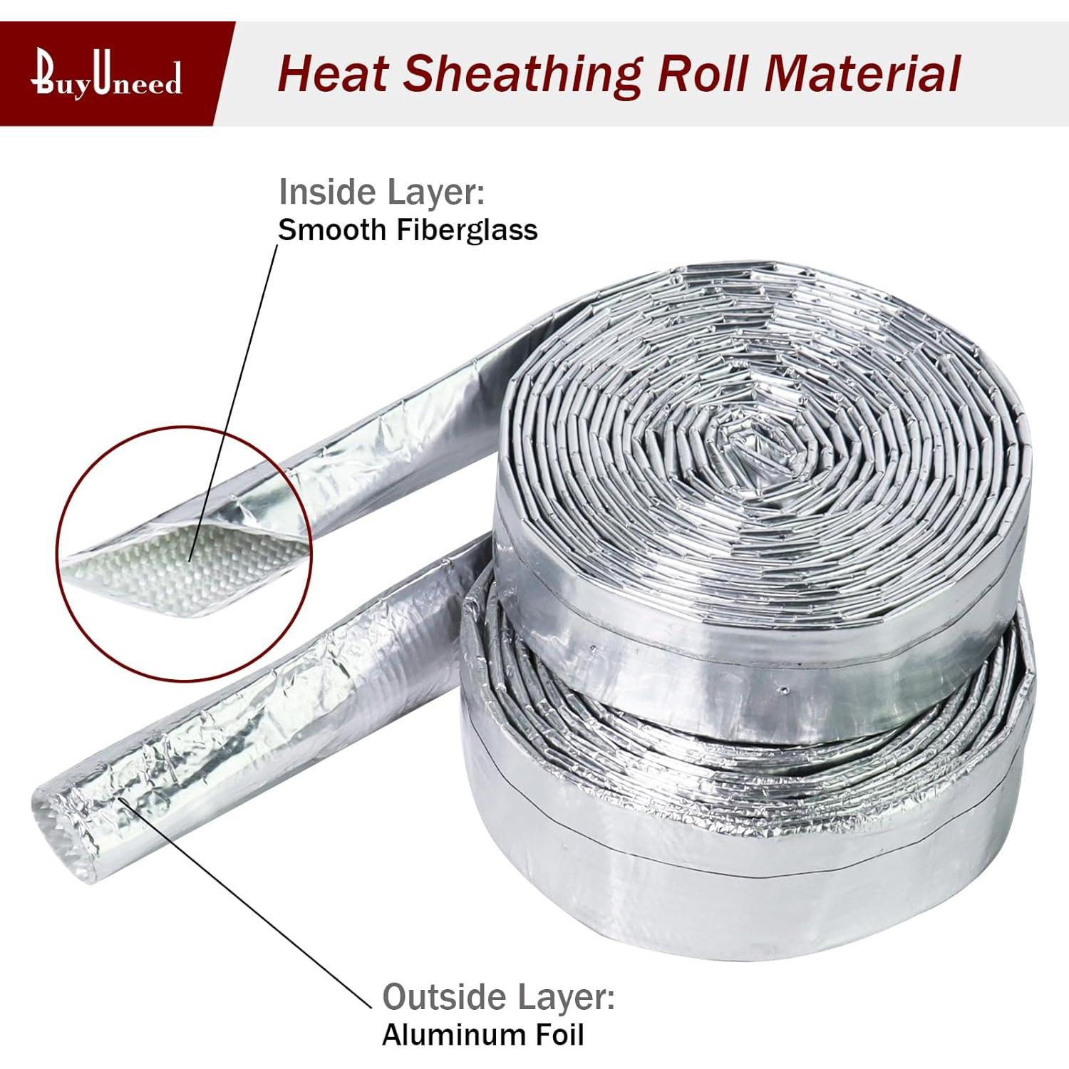 Manguito de Aislamiento Aluminizado BuyUneed 19mm x 182.8cm
