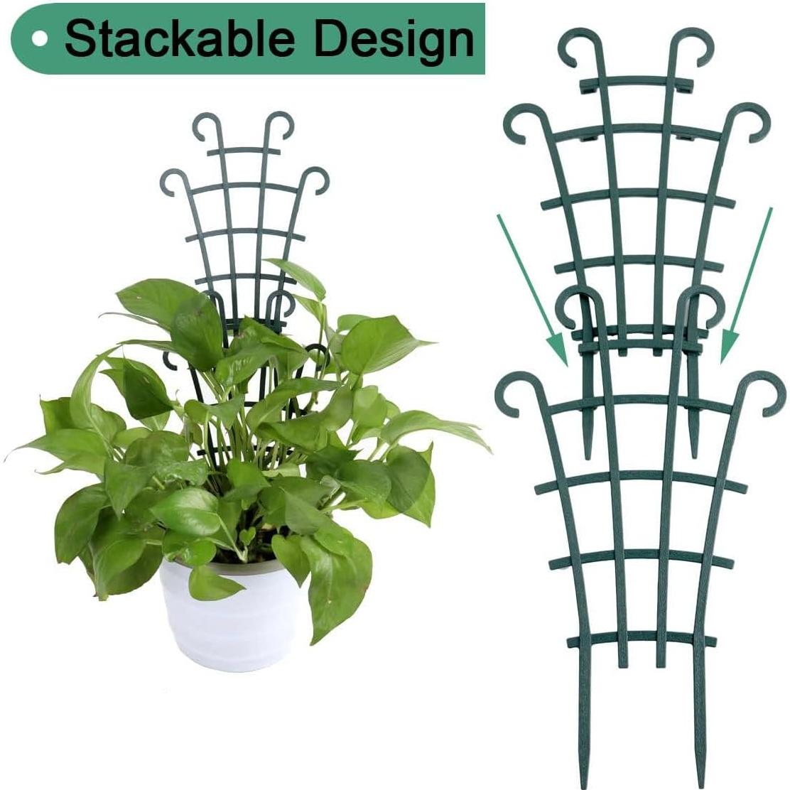 Trellis para Plantas Trepadoras UWIOFF - Paquete de 4, 26 cm