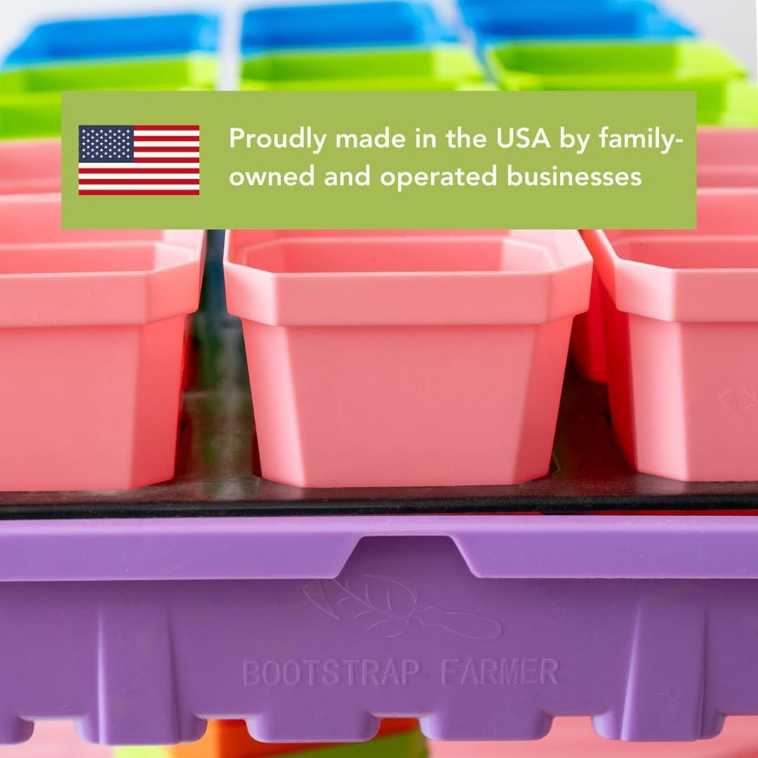 Kit de Inicio de Semillas Bootstrap Farmer Negro con Domos