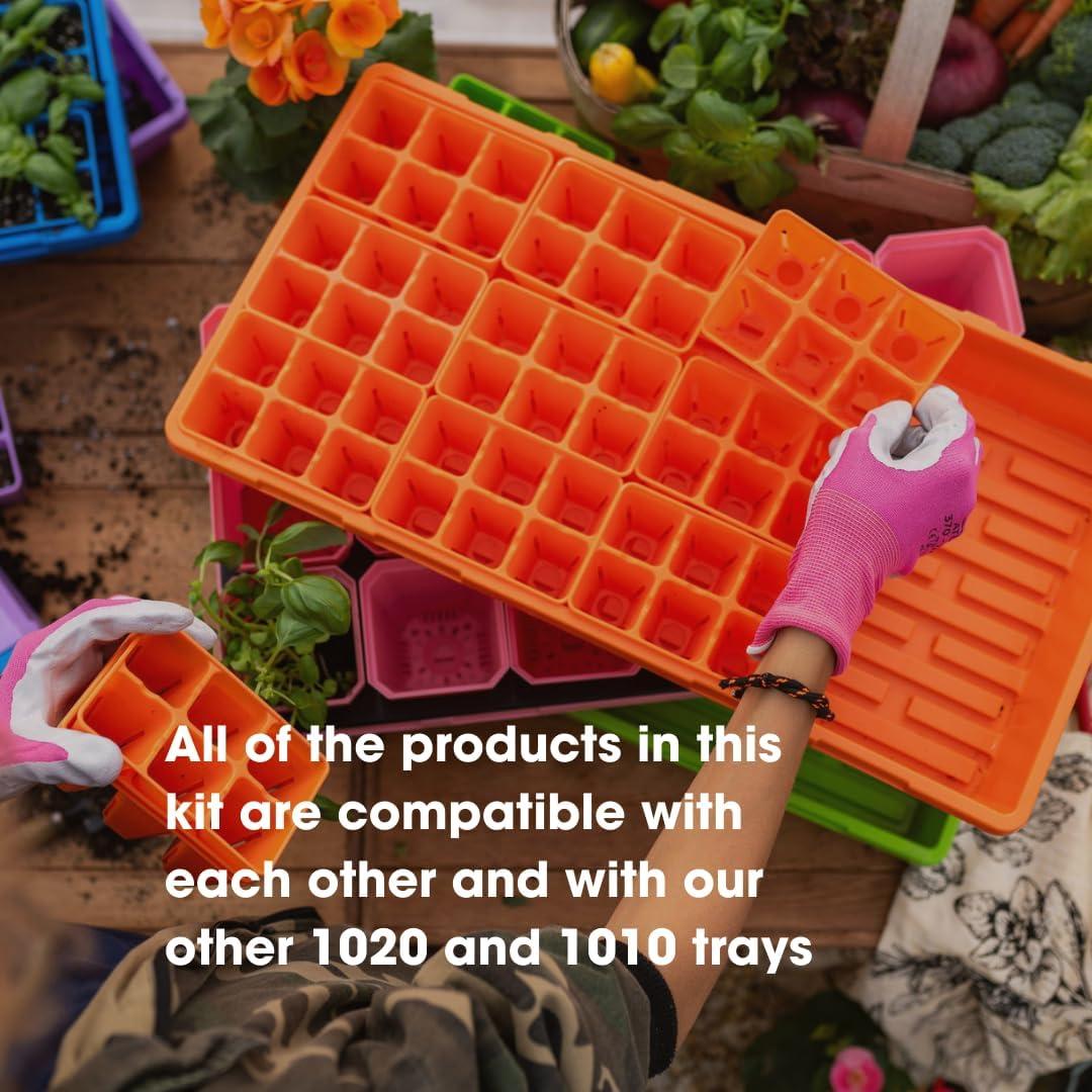 Kit de Inicio de Semillas Bootstrap Farmer Negro con Domos