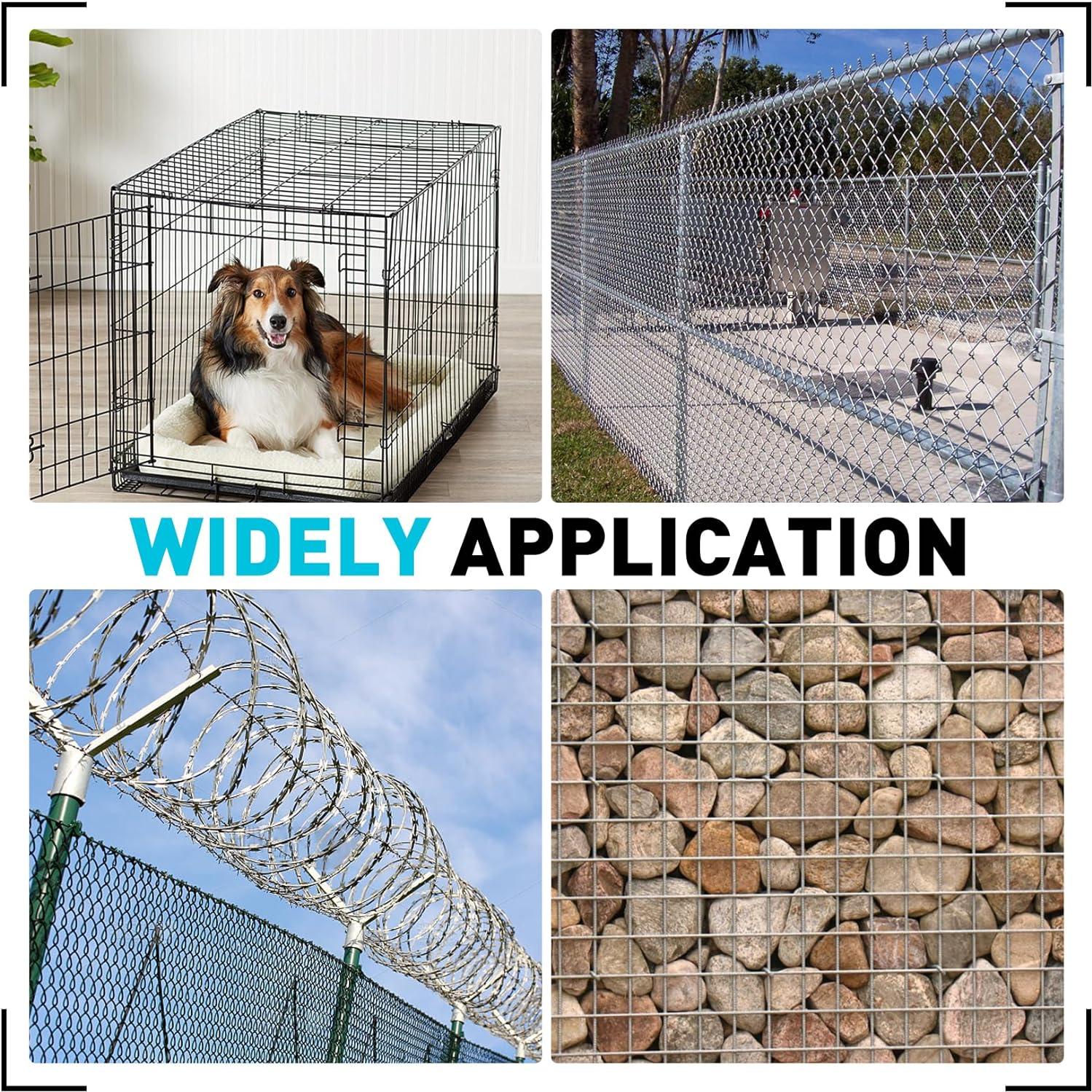 Kit de Pinzas de Anillo de Cerdo SHALL con 600 Anillos Galvanizados