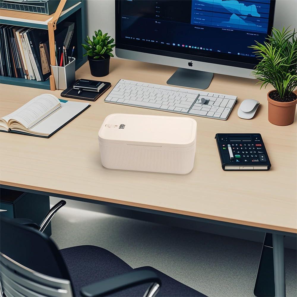 Caja de Seguridad Sellada BOMKVIN Crema 23.5x12.7x9.1 cm